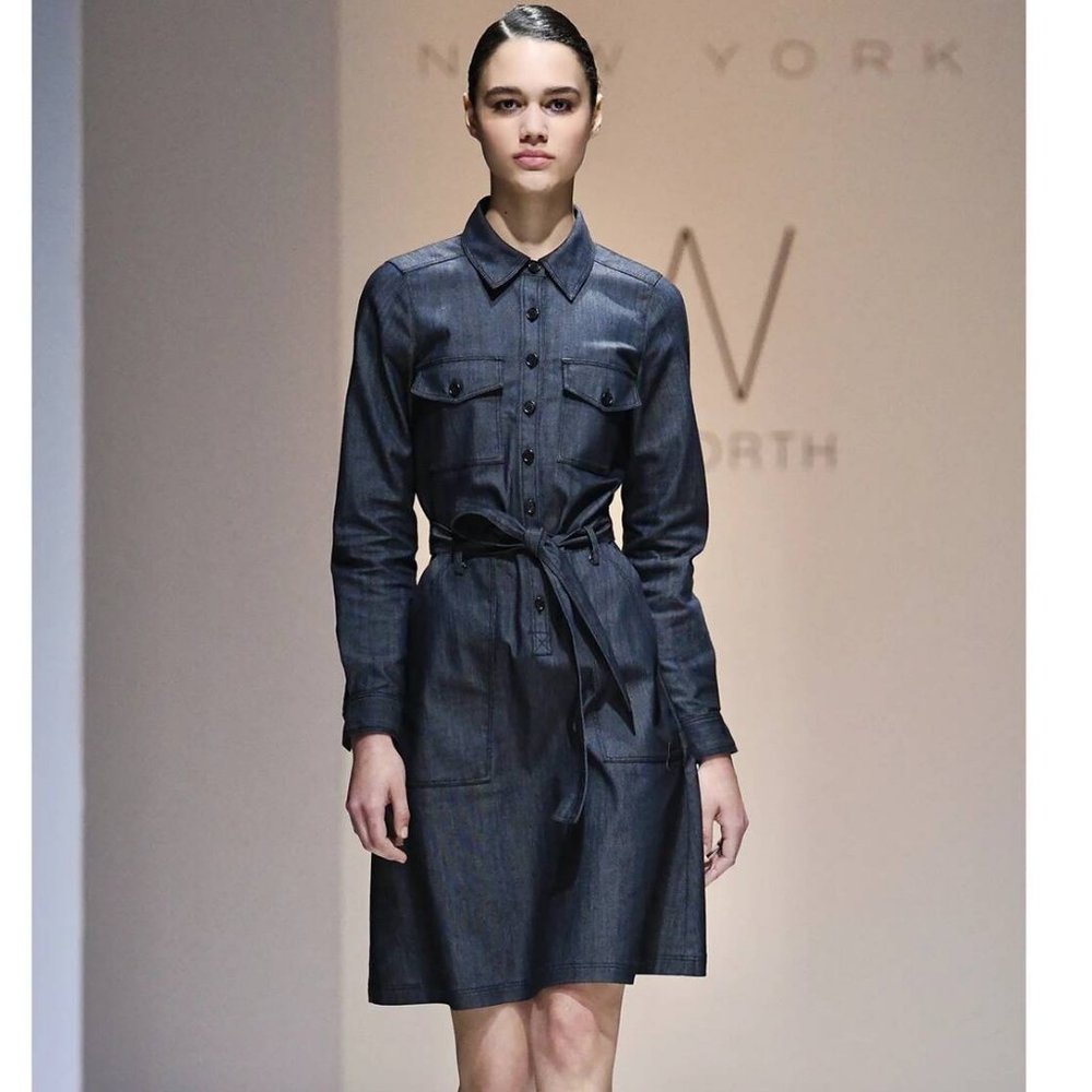Worth New York Denim Shirtdress Sz Small New NWT!